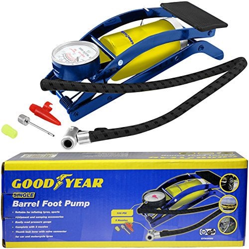 GOODYEAR 900050 Single Barrel Foot Pump