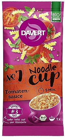 Davert Bio Noodle Cup Tomatensauce