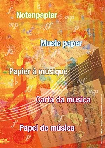 Notenpapier Notenblätter Notensystem (2)
