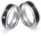 Juwelier Schönschmied - Unisex Freundschaftsringe Eheringe Partnerringe Blacktone Edelstahl Zirkonia 50-68 122HDac - Kostenlose Wunschgravur mit AMAZON KONFIGURATOR online gestalten!