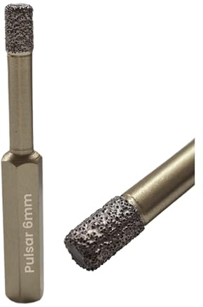 Pulsar High Performance 6mm Diamond Tile Dry Drill Bit for Porcelain Ceramics and Natural Stone