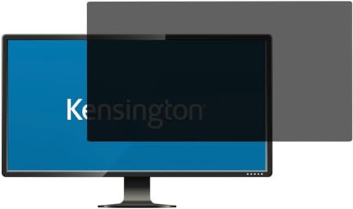 Kensington Blickschutzfilter für Monitore 21,5 Zoll, 16:9, Geeignet für LG, ViewSonic, Samsung, DSGVO-konform, Für mehr Datensicherheit, Mit Blaulichtfilter und Blendschutz, 626482