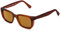 Diesel Unisex-Erwachsene DL0257 43G 47 Sonnenbrille, Orange (Arancio Op/Marrone Specchiato)