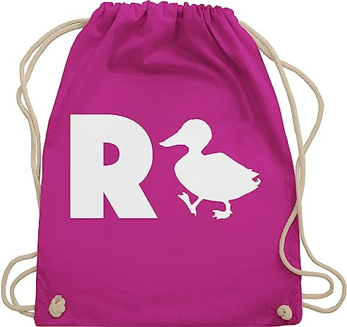 Shirtracer Turnbeutel Rucksack - Rentner - Taschen - R Ente Geschenk Rente Geschenke Ruhestand I - Unisize - Fuchsia - abschiedsgeschenke für retirement duck beutel zum abschied pension rentenbeginn