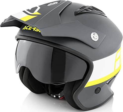 ACERBIS Jethelm Luft schwarz/gelb XS