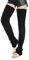 Leotruny Damen Winter Dicker Strick Extra Lange Oberschenkel Hohe Beinstulpen, C01-schwarz, Medium
