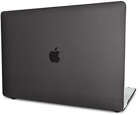 PETERONG Custodia Rigida Case Compatibile con MacBook Pro 15” 2019/2018/2017/2016 (Modelli A1990/A1707), Case Cover Copertina Rigida Ultra Sottile Compatibile con MacBook Pro 15 pollici(Nero)