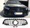 Kühlergrill Schwarz Chrom kompatibel für Mercedes A-Klasse W177 Bj ab 2018 ohne Kamera Loch auf Sport-Panamericana GT DM Autoteile 2724
