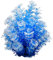CUSROS Artificial Aquarium Plants Artificial Water Plants Fish Tank Decoration Safe Multifunctional Plastic Simulation Fake Aquatics Plants for Home Blue One Size
