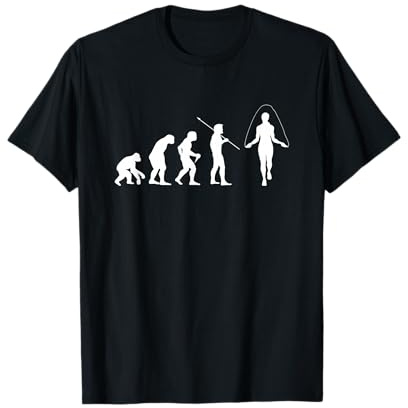 Evolution Seilspringen Seilspringer Jump Rope Springseil T-Shirt