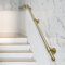 WL-ZZZ Gold Handlauf für Treppen - komplettes Kit 1m 2m 3m 4m 5m 6m Industrial Treppenhaus Geländer Greifer Bar Sicherheit, Wandmontage Schmiedeeisen Handlauf für Innenräume im Freien (Size : 300cm)