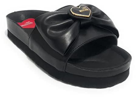 Love Moschino Damen Ja28524g0gie000 Mule, Schwarz, 39 EU