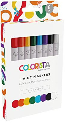 Spectrum Noir Colorista Paint Markers - Pack of 8 - Bold Basics