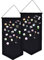 LIKEUDO 2pcs Wall Hanging Badge Display Canvas Enamel Brooch Collection Display Banner Medal Pin Storage Lapel Flag Pennant Frame(black)