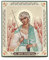 NKlaus Schutzengel Holz Ikone 10x12cm christlich orthodox, religiös, Segen 13912