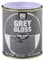 SuperGift.com 300ml Non-Drip Grey Gloss Paint – High-Performance, Hard-Drying Finish for Interior & Exterior Surfaces, No-Mess Application