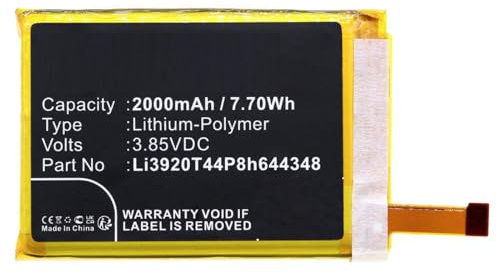CoreParts Battery 7.70Wh 3.85V 2000mAh for ZTE Hotspot, MBXHS-BA119