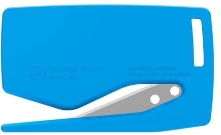 MARTOR 100x SECUMAX VISICUT Cutter di Sicurezza, Lama Nascosta Conf. da 100 | Cutter monouso, occhiello, punta aguzzo, film & corde, destro & mancino, produzione. No. 47012.16