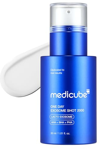 medicube Exosome Shot Zero 2.000 PPM Spicule Gesichtsserum 30 ml | Liquid Skin Booster mit Exosomen, AHA+BHA+PHA, Porenpflege, Hautbildpflege, Peelingpflege, Koreanische Hautpflege