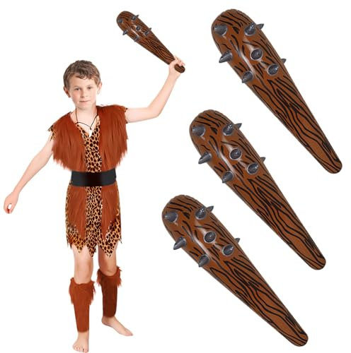 UILYNIU 3 Piezas Maza Inflable 54CM, Accesorios de Disfraz de Cueva de Maza Inflable para Disfraces de Halloween, Inflable Juguetes para Adultos Niño Fiesta Favores Carnaval Cumpleaños Regalo (3PCS)