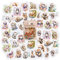 46 Stücke Faultier Aufkleber, Kleine Größe Nette Faultier Aufkleber, Cartoon Tier Aufkleber für Kinder Teens Erwachsene Reisekoffer, Laptop, Planer, Kalender, Scrapbook, Koffer, Notizbücher, Journal