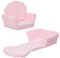 COSYLAND 2 in 1 Kindersessel ab 18 Monaten - Spielsofa für Kinder - Kindersofa Ausklappbar - Mini Couch - Kuschelecke Kinderzimmer (Helles Rosa)
