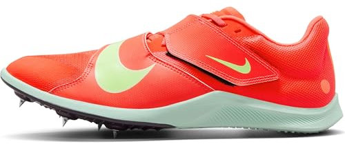 Nike Herren Rival Jump Leichtathletik Sprung-Spike, Bright Crimson/Washed Coral-Lime Blast, 40 EU