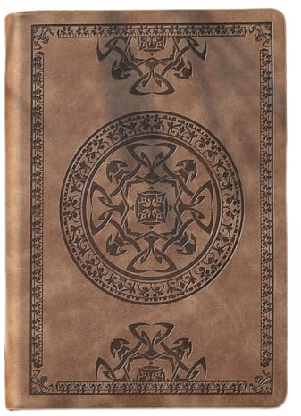 Generisch Leder Notizbuch A5, 288 Seiten A5 Tagesnotizblock Vintage Reisetagebuch für Fotoalbum, Notizbuch und Scrapbook Tagebuchplaner, persönliche Organisatoren für Reisen, Business, Arbeit