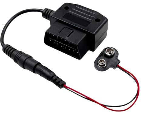 BOROCO Auto OBD2 ECU Anschluss,Binder Batterie Not Aus Schutz Speicher Kabel,ECU Notstromversorgungskabel Kompatibel mit den meisten OBD II-Speichergeräten