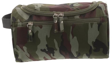 TOVINANNA wasserdichte Reisetoiletten Kosmetiktasche Herren Großes Fassungsvermögen Robustes Oxford-Material Spritzwassergeschützt Für Geschäftsreisen Und Urlaub