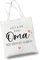 BOYATONG Geschenk für Oma, Baumwolltasche Oma Geschenk Geburtstagsgeschenk Geschenk Weihnachten-Drücke Deine Liebe zu Granny aus