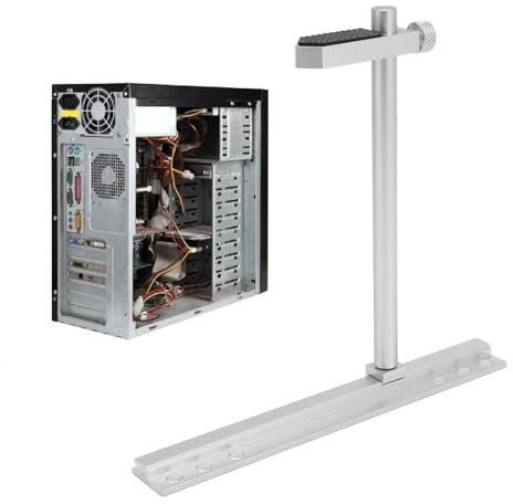 Supporto per scheda grafica per supporto GPU, supporto regolabile per scheda grafica contro l'abbassamento, supporto GPU in lega di alluminio 9 cm 12 cm 14 cm ventola, per custodia ITX MATX ATX (noce