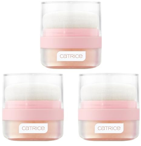 Catrice SPRING AWAKENING Glitter Bomb Cushion, Highlighter, Nr. C01, Gold, strahlend, schimmernd, glitzernd, vegan, ohne Parfüm, ohne Alkohol, ohne Parabene, 3er Pack (3x3.5g)