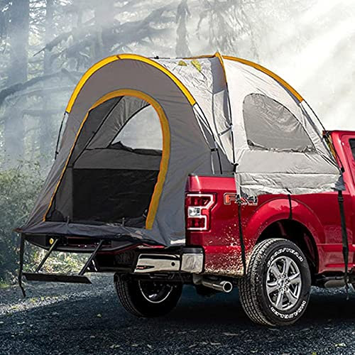Zelt, Pickup-Truck-Campingzelte for 5,5-Fuß-Bett for Outdoor-Camping-Wanderzubehör, wetterfestes 210D-Oxford-Gewebe + Glasfaser-LKW-Heckklappen-Markisenzelte(255 * 170 * 165cm)