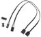 Pitadue Adapterkabel Für Den Controller RGB Zu Standard ARGB 4PIN 3PIN Adapter Anschlusslinie Für QL LL120 ICUE