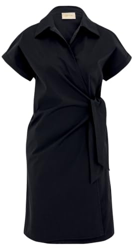 Cartoon Damen Wickelkleid mit Taschen