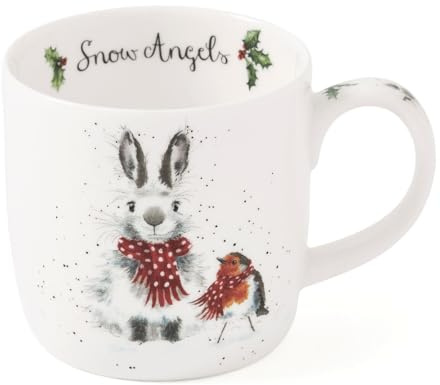 Wrendale Designs Porzellan-Becher Snow Angels | WP-MMUT5629-XT