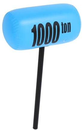 WOONEKY Martello Gonfiabile in PVC per Bambini, Gioco Grande | Compleanno e Gioco, Portatile e Facile da Usare, Forma a Palloncino Design Oversize