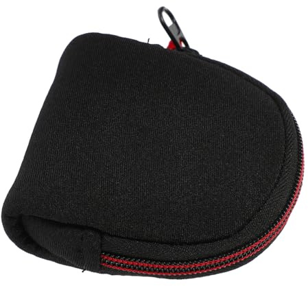 DIYEAH 5pcs Portable Neoprene Lens Pouch Protective Camera Lens Bag for Outdoor Photo Shooting Small Hard Case for Camera Accessories