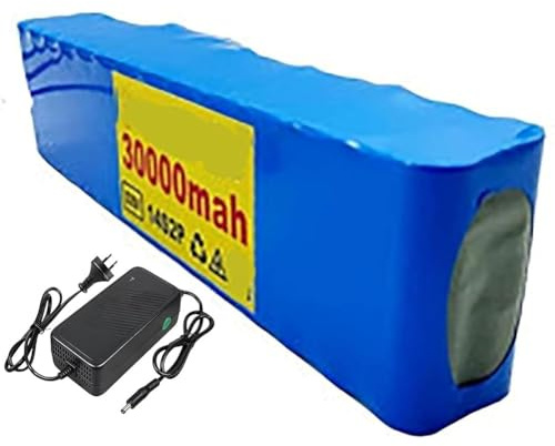 52V 30Ah 14S2P E-Bike Battery Pack,52V 30Ah Electric Bicycle Battery High Power Battery,With Charger,Built-in BMS,For 200W 350W 500W 800W 1000W Motor(XT60+DC)