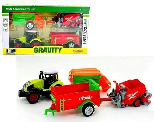 Traktor mit Landwirtschaftsmaschinen