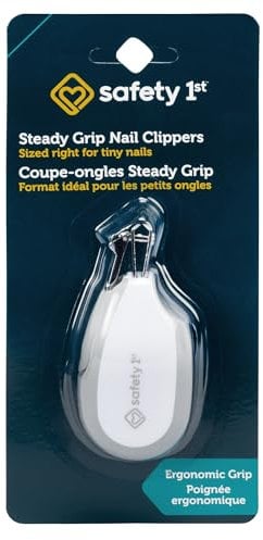 Safety 1st Hospital's Choice Steady Grip Nail Clippers - Color May Very - 1 Pack