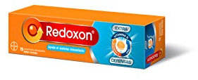REDOXON Vitamina C Extra Defensas Complemento Alimenticio con Vitamina D y Zinc, Ayuda al Sistema Inmunitario, Sabor Naranja, 15 Comprimidos Efervescentes