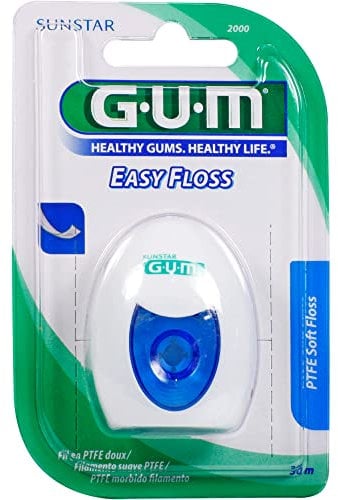GUM EEZ-THRU FLOSS TEFLON ZAHNSEIDE 50m, 1 pz Filo interdentale