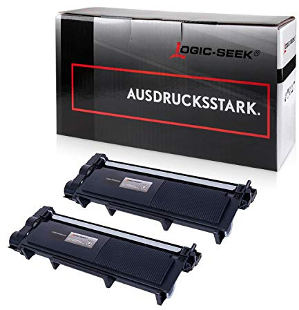 Logic-Seek Toner kompatibel für Brother TN-2320, 2-er Pack, 5200 Seiten, Schwarz