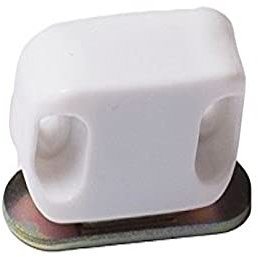 Merriway BH02301 (4 Pcs) Magnetic Cupboard Door Mini Catches, White 30mm (1/1/4 inch) 5 kg Pull Strength - Pack of 4 Pieces