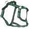 Feltmann Hundegeschirr - Soft-Nylonband, grün Streifen, Bauchumfang 55-75 cm, 20 mm Bandbreite