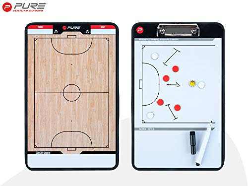 Pure2Improve Unisex-Adult Trainingsboard Taktiktafel, Futsal, 35x22cm EU