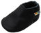 YALION Baby Weiche Leder Lauflernschuhe Junge Krabbelschuhe Mädchen Hausschuhe Lederpuschen Multi-Stile (EU 18/19=S, Schwarz)
