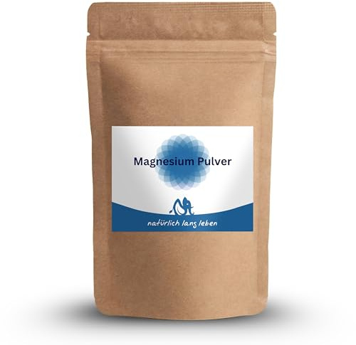 Magnesium Pulver 200 g reines Magnesiumcitrat | ohne Zusatzstoffe oder Hilfsmittel wie Magnesiumstearat
